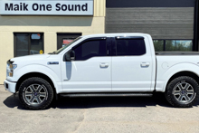2018 Ford F-150 with professional window tint in North Bay
